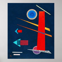 Poster Vermelho poderoso - Kandinsky