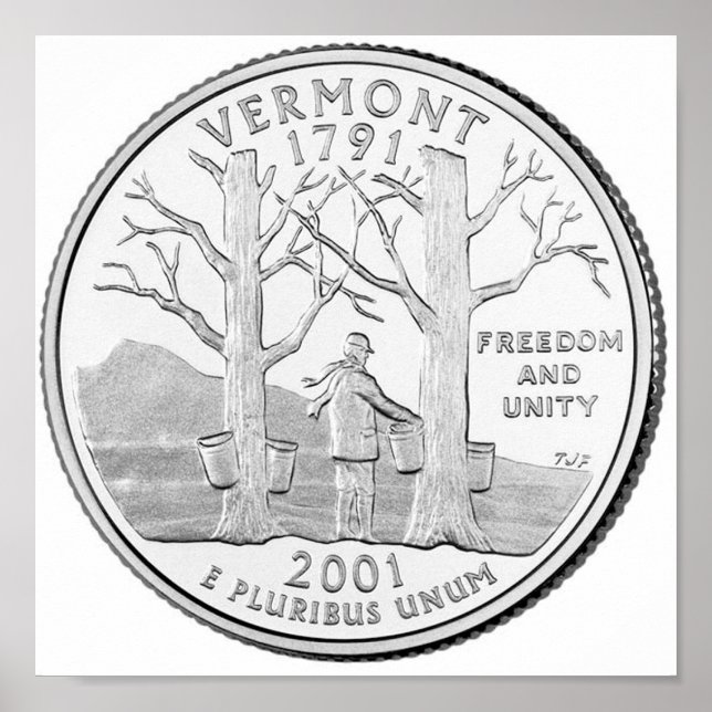 Poster Vermont (Frente)