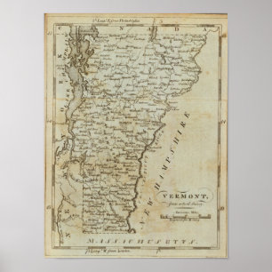 Pôster Vermont, da avaliação real