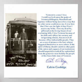Pôster "Vermont é um Estado que eu amo" "Frame Poster"