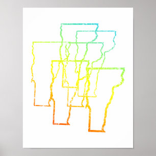 Poster vermont, frio