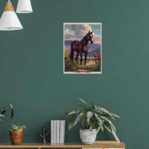 Poster Vermont Horse