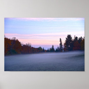 Poster Vermont Morning Mist