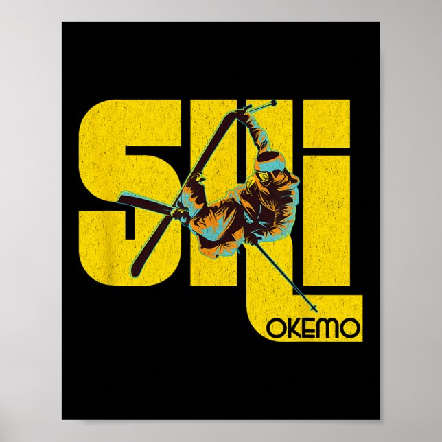 Poster Vermont Okemo Mountain Ski (Frente)