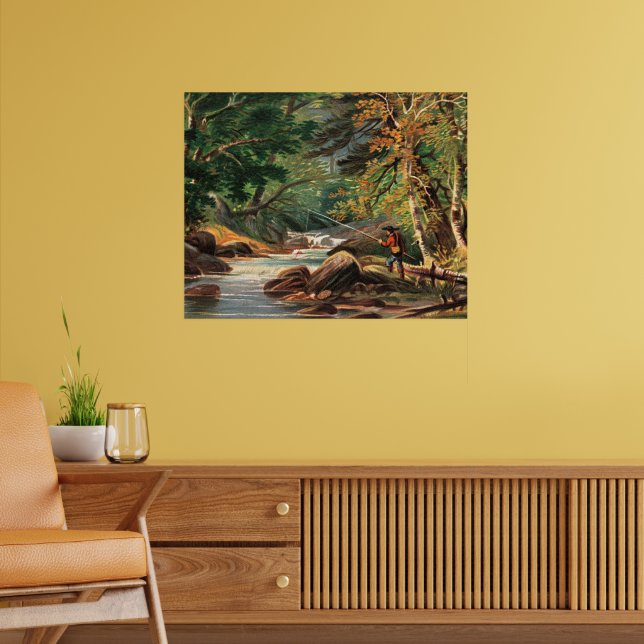 Poster Vermont Scenery, The Trout Stream, (Sala de Estar 2)