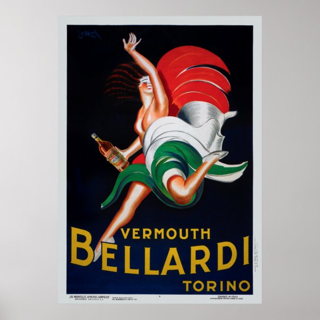 Poster Vermouth Bellardi Torino (Frente)
