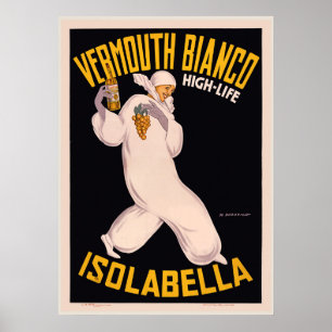 Pôster Vermouth Bianco, vida alta, Isolabella