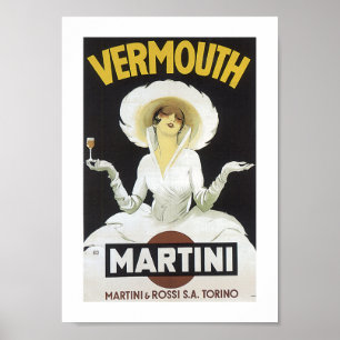 Poster Vermute Martini