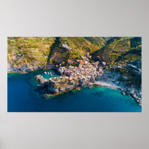 POSTER VERNAZZA, ITALIA - CENA LITORAL