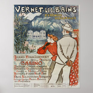 Pôster Vernet Les Bains Absolutamente Bonita