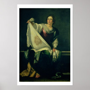 Pôster Veronica do St., 1625-30 (óleo em canvas)