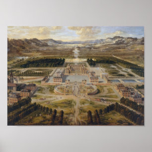 Poster Versailles fechou 1668 - Pierre Patel -