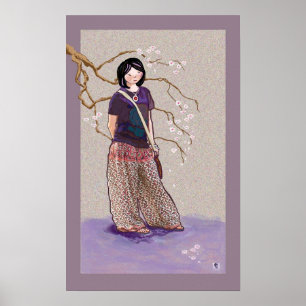 Poster Versão 3 da menina de Sakura