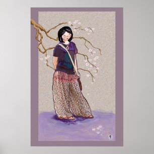 Poster Versão 3 da menina de Sakura