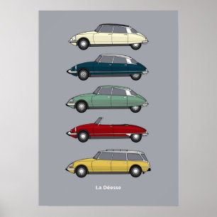 Poster Versão da Coleção Citroen DS