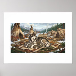 Poster Versão Malamute Mãe 2