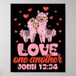 Poster Versículo da Bíblia João 13&#  Llama Dia dos Namo