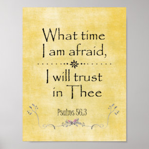 Poster Verso da Bíblia KJV do Psalms Trust