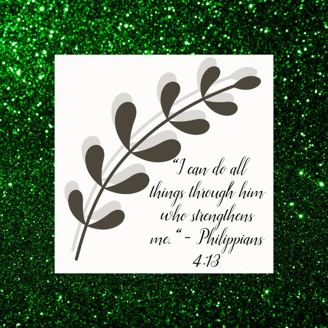 Poster Verso Simples de Bíblia Branca e Preto | (Criador carregado)