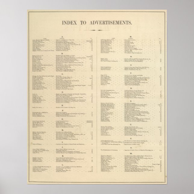 Poster Verso Título Page Colton Atlas Americano (Frente)