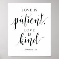Versos bíblias - o amor é o amor paciente é gentil