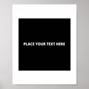 Poster vertical 8 x 10 modelo