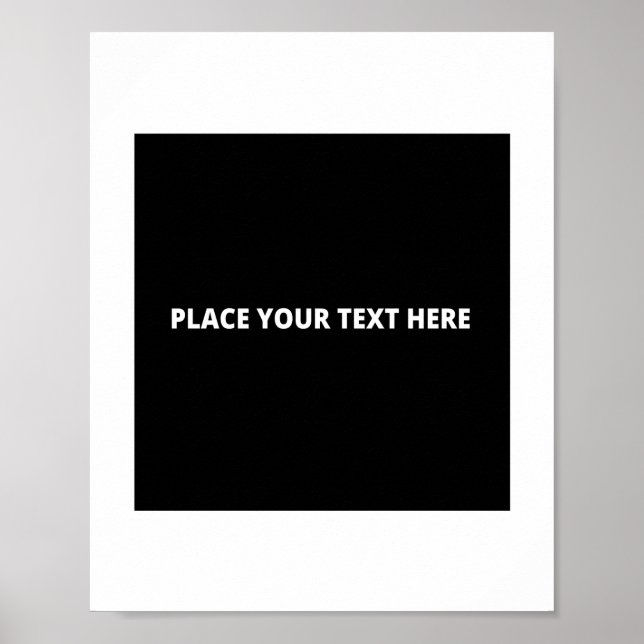 Poster vertical 8 x 10 modelo (Frente)