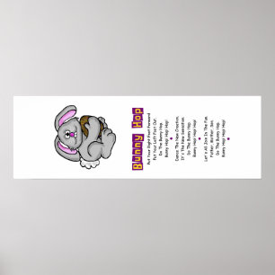 Poster Vertical com Letras de Salto Coelho