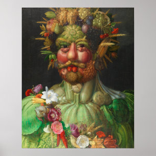 Poster Vertumnus c. 1591 by Giuseppe Arcimboldo