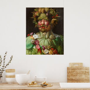 Poster Vertumnus   Giuseppe Arcimboldo  