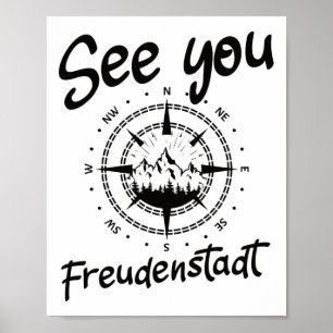 Poster Vês-Te A Caminhar Freudenstadt Alemanha Vacinação
