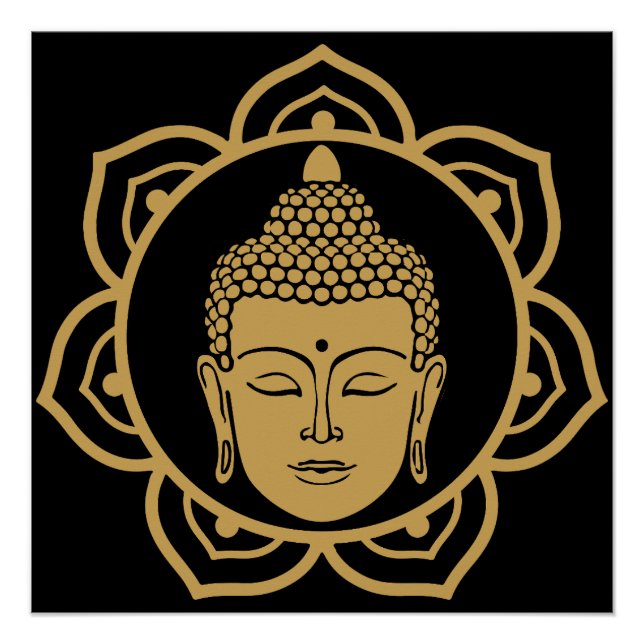 Pôster Vesak Buddha Buda Purnima Dia Buda (Frente)