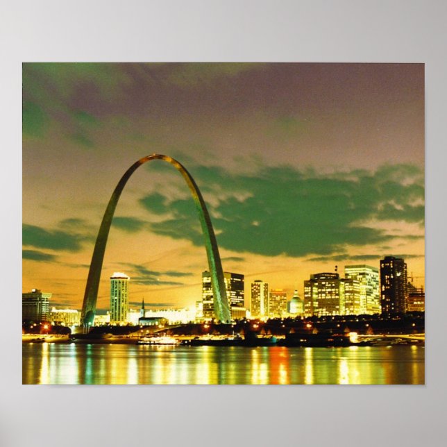 Poster Véspera da Série Mundial de 1982 - Rua Louis, Miss (Frente)