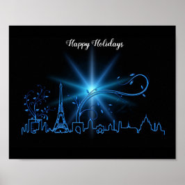 Poster Véspera de Ano Novo em Paris