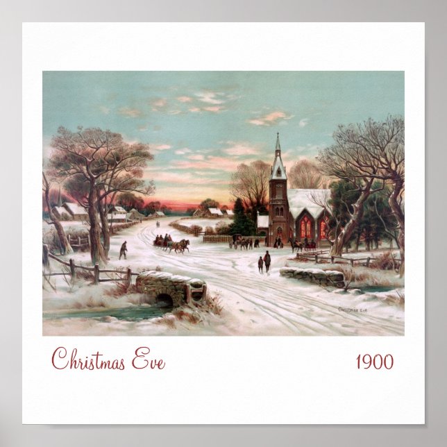 Pôster Véspera de Natal Incriminou Impressões... (Frente)