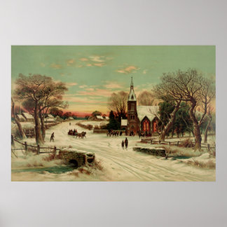 Poster Véspera de Natal no país