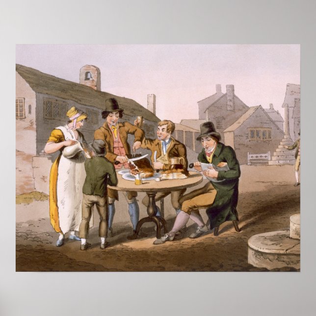 Pôster Véspera do Verão, do túmulo "Costume de Yorkshire" (Frente)