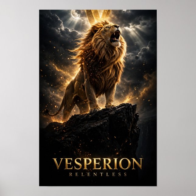 Poster Vesperion — Implacável (Frente)