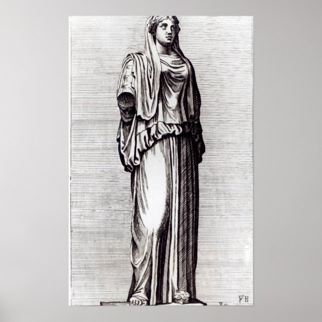 Poster Vestal Virgin, c.1653 (Frente)
