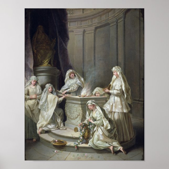 Pôster Vestal Virgins, 1727 (Frente)