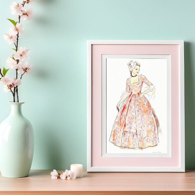 Poster Vestido de Vintage por Lillian Causey (Criador carregado)