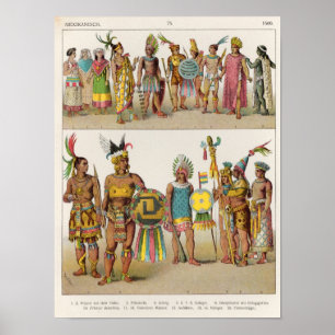 Poster Vestido mexicano