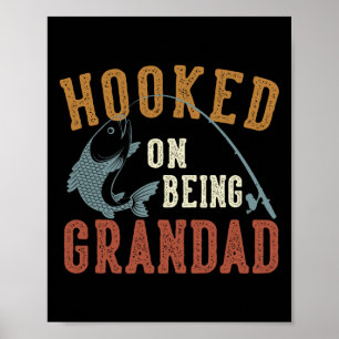 Poster Vestido Por Ser Vovô De Pesca De Dia de os pais