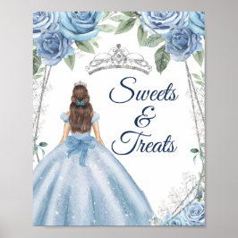 Poster Vestidos Azuis Dusty Quinceañera Sweet Treats