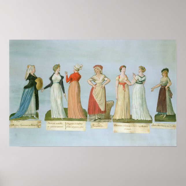 Pôster Vestidos e figurinos em voga (Frente)