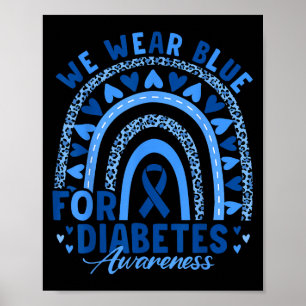 Poster Vestimos Azul Para O Suporte À Unidade De Sensibil
