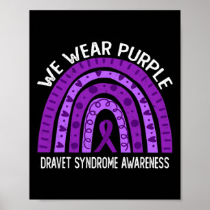 Poster Vestimos Roxo Para Sensibilização Para A Síndrome