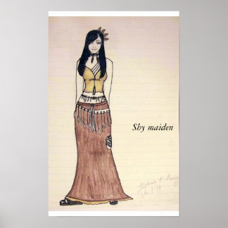 Poster Vestir a parte, Shy Maiden