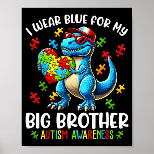 Poster Vestir Azul Para O Meu Irmão Mais Velho Dinossauro