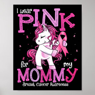 Poster Vestir Cor-De-Rosa Para A Minha Mamãe Camisa Cance